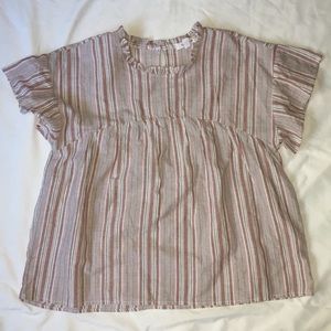 Beachy Ruffle Blouse